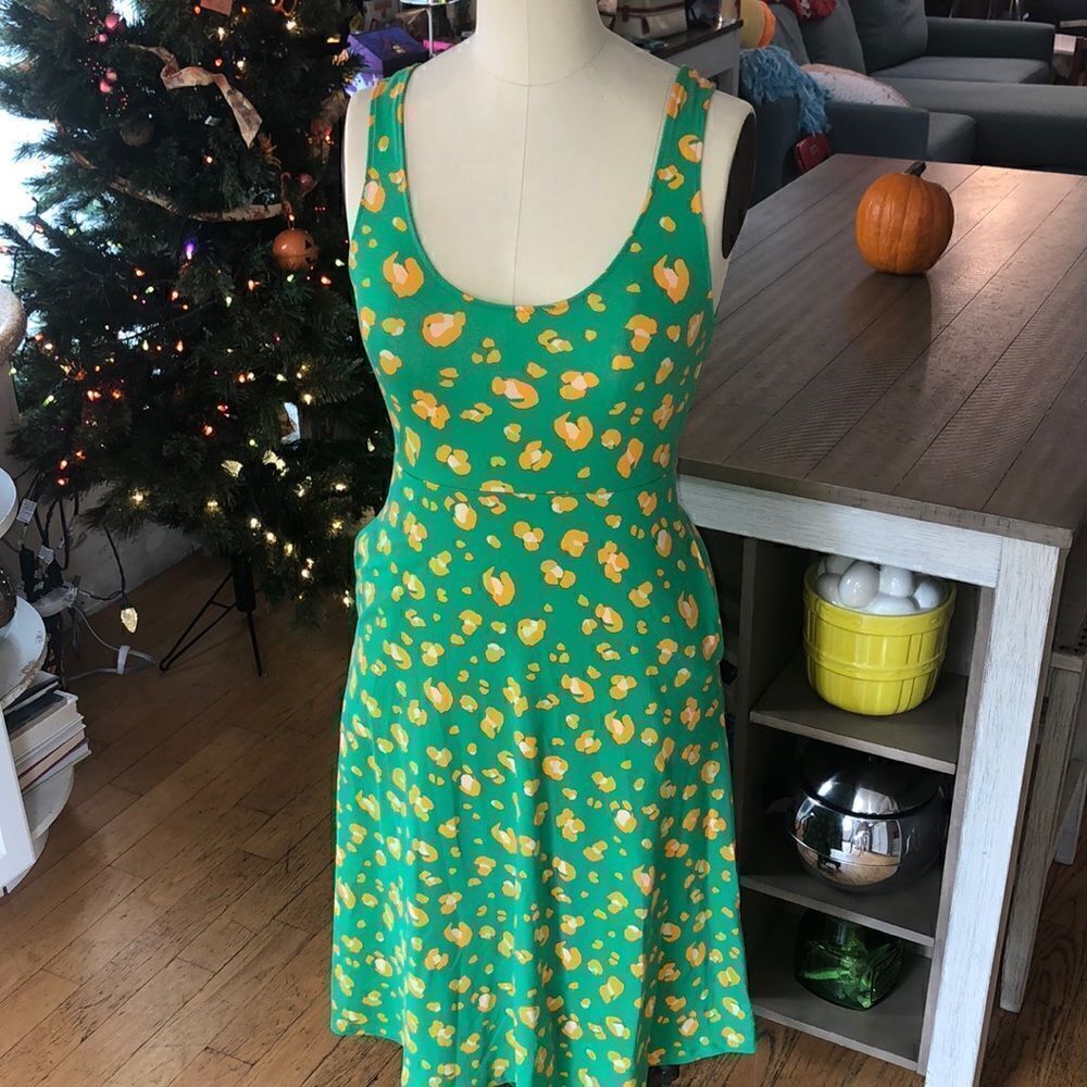 NWT Tabitha Brown Ltd Ed Poppy Fields Dress 👗 2 Roomy pockets. Stretch FUN WOW